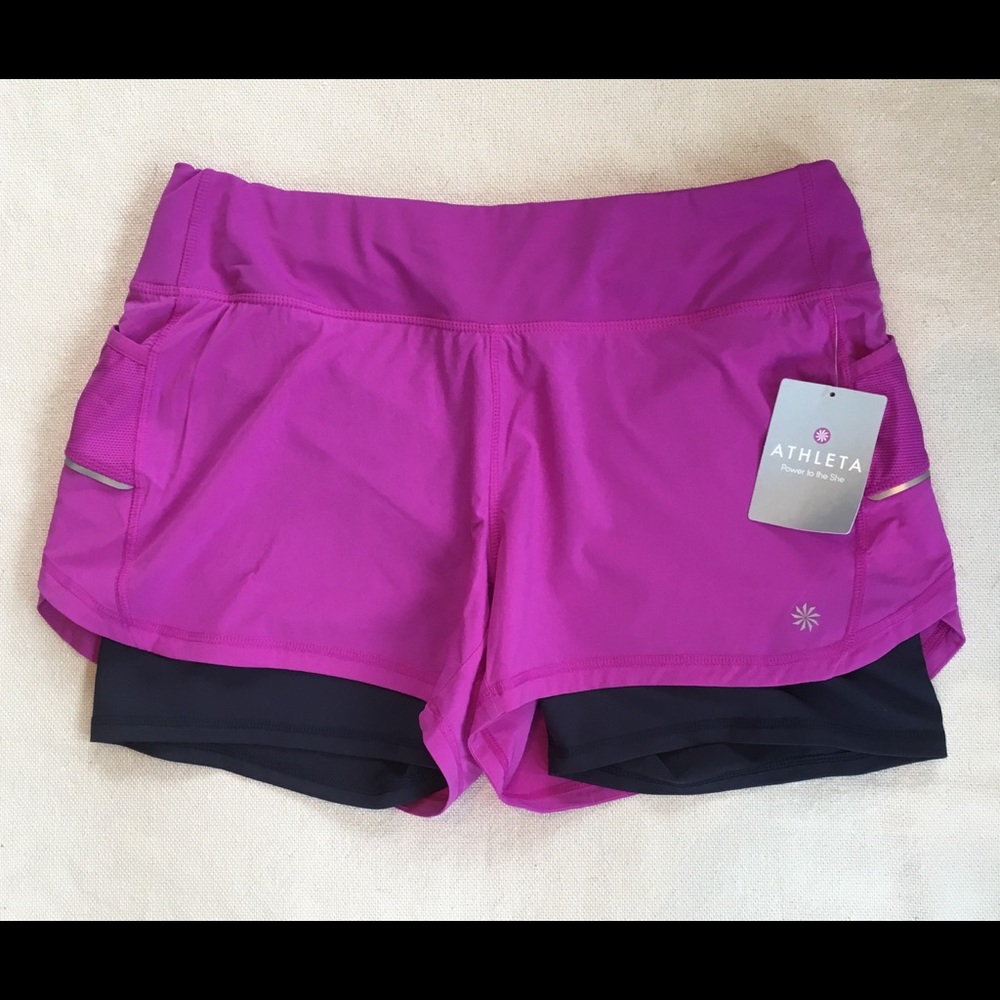 Athleta ReadySet2in1 shorts.  Size Large